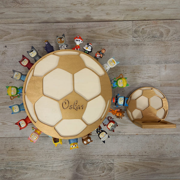 Regal Fußball für Toniebox personalisiert mit Farbwunsch für bis zu 60 oder 120 Tonies