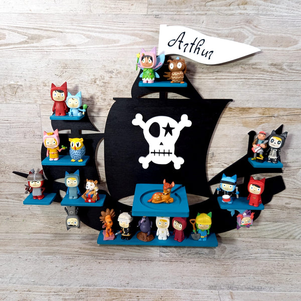 Regal Pirat für Toniebox personalisiert mit Farbwunsch für bis zu 40 Tonies