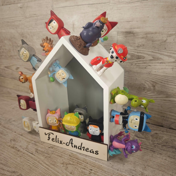 Regal Häuschen für Toniebox personalisiert mit Farbwunsch für 32 bis 104 Tonies