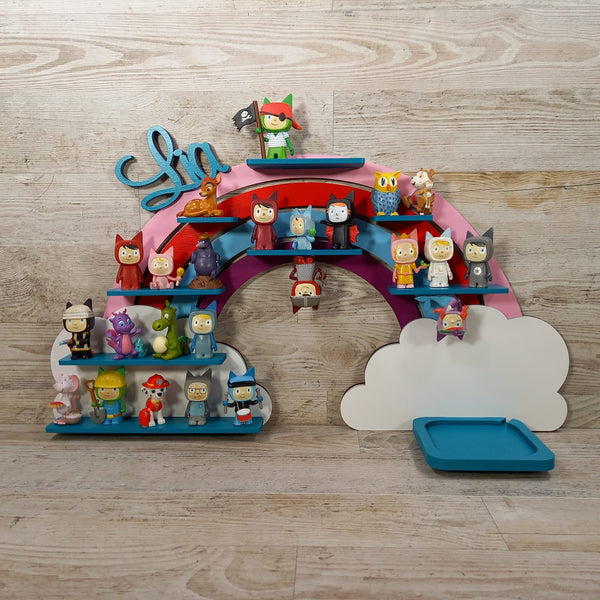 Regal Regenbogen für Toniebox personalisiert mit Farbwunsch für bis zu 45 Tonies