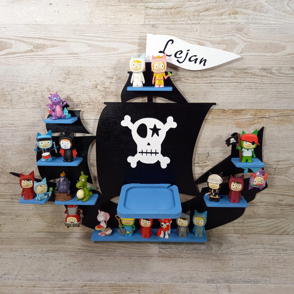 Regal Pirat für Toniebox personalisiert mit Farbwunsch für bis zu 40 Tonies