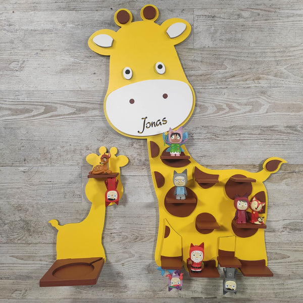 Regal Giraffe für Toniebox personalisiert mit Farbwunsch für bis zu 27 Tonies