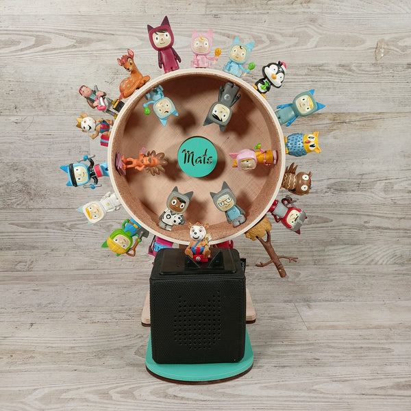 tonies aufbewahrung riesenrad Regal Riesenrad für Toniebox personalisiert mit Farbwunsch für bis zu – Wooden-Heart