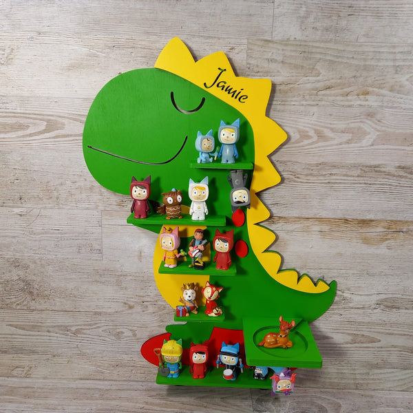 Regal Dino für Toniebox personalisiert mit Farbwunsch für bis zu 30 Tonies