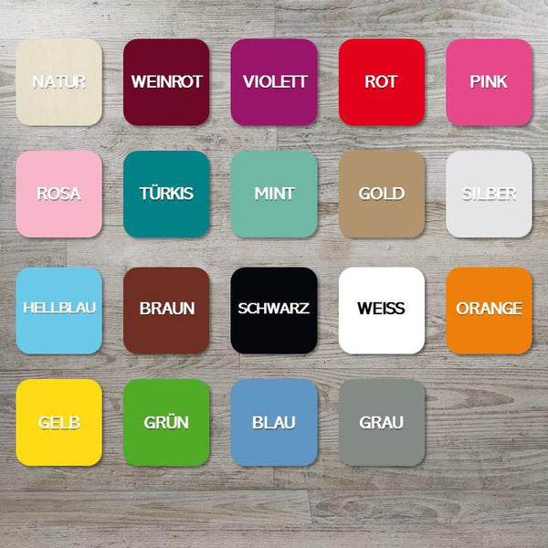 Regal Geburtsdaten für Toniebox personalisiert mit Farbwunsch