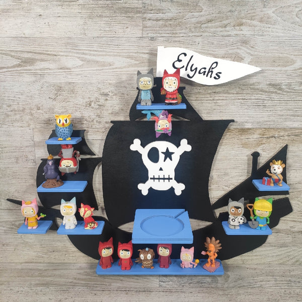 Regal Pirat für Toniebox personalisiert mit Farbwunsch für bis zu 40 Tonies