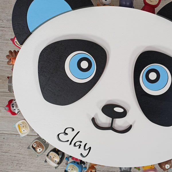 Regal Panda für Toniebox personalisiert mit Farbwunsch für bis zu 60 oder 120 Tonies