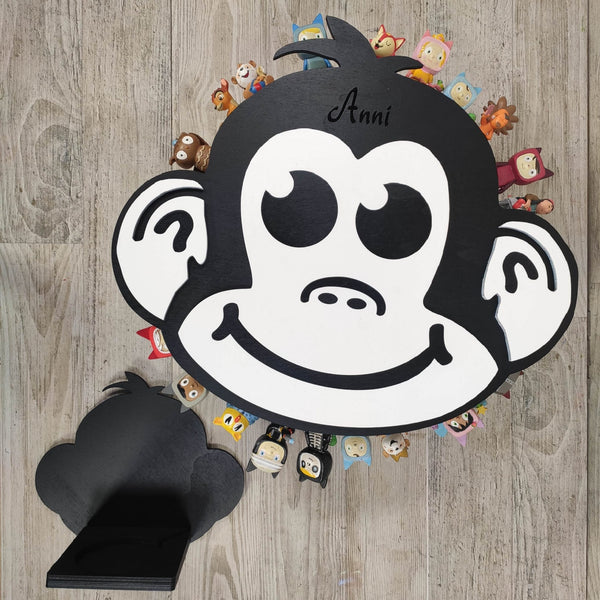 Regal Affe für Toniebox personalisiert mit Farbwunsch für bis zu 60 oder 120 Tonies