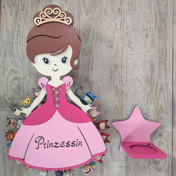 Regal Prinzessin für Toniebox personalisiert mit Farbwunsch für bis zu 40 Tonies